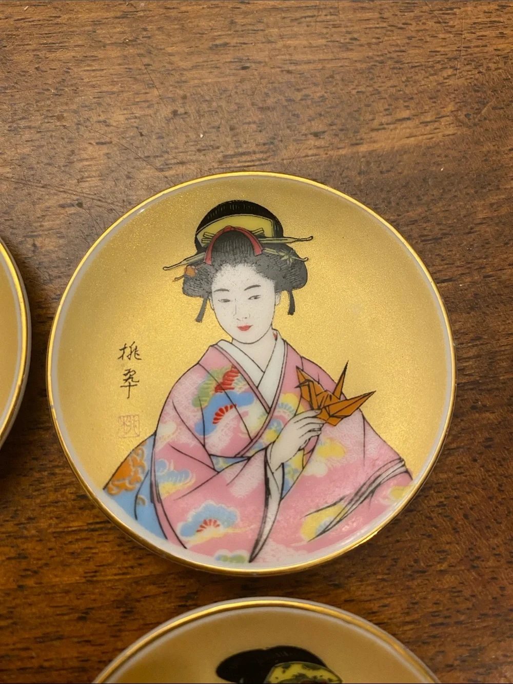 Mini Geisha Plates